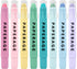 PAPERAGE Gel Highlighters – No Bleed & Smudge Free, Pastel Highlighters, Assorted Colors, 8 Count
