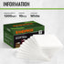 Scuff Pad 6” x 9” White 1200 Grit, Pack of 10 Aluminum Oxide Abrasive Pads for Paint Prep and Cleaning