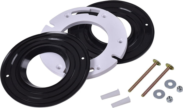 Oatey 43645 Closet Flange Spacer Kit, 1/2-Inch, Black and White