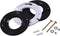 Oatey 43645 Closet Flange Spacer Kit, 1/2-Inch, Black and White