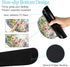 Flower Mouse Pad Set, Large Desk Mat for Desktop, Ergonomic Mouse Pad with Wrist Rest, Gaming Mouse Pad Wrist Support,
