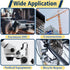 150pcs Kit,4#40 6#32 8#32 10#24 10#32 12#24 1/4-20 5/16-18 3/8-16 1/2-13 Sets,304 SAE Hex Nuts Assortment Hardware Nuts