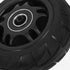 2pcs Beaupretty Silent Heavy Duty Replacement Wheels for Rolling Cart Trolley with Bearings Solid Rubber Caster Wheels