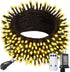HeKation Christmas Led Lights Outdoor, 100ft 300 Led Warm White Christmas String