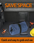 Roll Up Tool Bag, 16OZ Canvas Wrench Roll Up Pouch, Multi-Purpose Tool Organizer with 5 Zippered Pockets