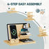 Semiocthome Wood Phone Docking Station with Separate Phone Stand, Bedside Organiser Desk Organiser Presents for Him
