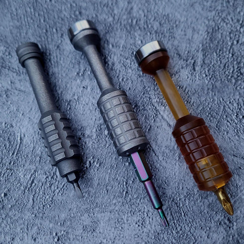 3", Pocket Screwdriver, EDC Palm Multitool With Spinner Toys, Ended Phillips for Gifts for Men EDC Destornillador PEI