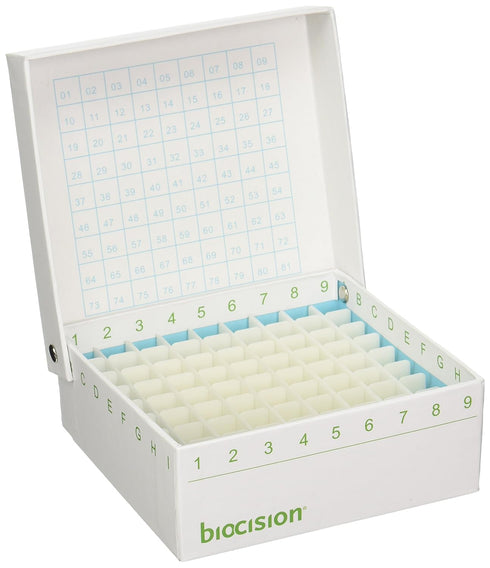 BCS-206 White TruCool Hinged Cryobox, Pack of 5