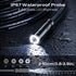 1920P 4.3" IP67 8 16.5ft Endoscope Camera with Light, HD Borescope Inspection Camera with IPS Screen, AukonVee