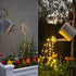 1 Pack 8 Modes Solar Waterfall Lights, 200 LED Outdoor Waterproof String Lights for Garden