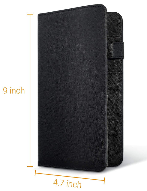 4.7" 9" Mymazn Server Book with Zipper and Magnetic Pocket Waitress Book Waiter Book Wallet Restaurant Waitstaff