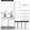 Laundry Labels for Jars, 136 Preprinted Stickers for Home and Laundry Organization, Storage Bins, Cleaning Jars