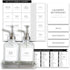 Laundry Labels for Jars, 136 Preprinted Stickers for Home and Laundry Organization, Storage Bins, Cleaning Jars