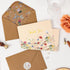 50 Pack Crisky Vintage Floral Thank You Cards with Envelopes & Stickers Wildflower Thank You Cards Bulk for Birthday