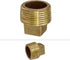 CSTQ0038 Solid Plug with Square Head, 3/8''-Inch Male National Taper Threads Brass Pipe Fitting, 25 Count
