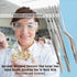 6" (15.2 cm), (6" Set 3pcs) Lab Tweezers High Precision Forceps, Fine Strong Point tweezers, Stainless Steel