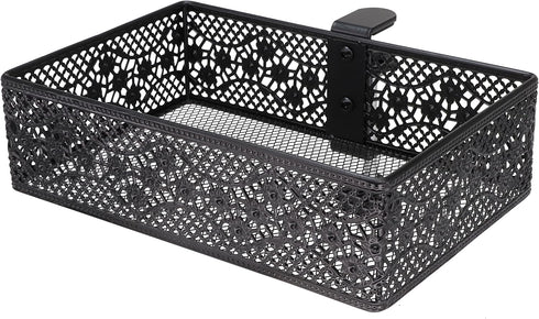 Clip-on Desk Organizers for Small Items, Can Be Clipped Around Table (Black)