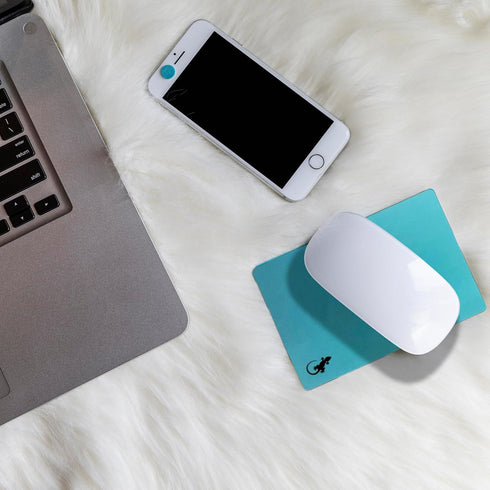 Gecko Travel Tech (2 Pack Mouse Pad Adhesive Bottom - Sticks to Any Surface - Portable - Webcam Covers and Screen