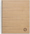 Universal UNV66208 11 in. x 8.5 in. 1-Subject Medium/College Rule Deluxe Sugarcane Based Notebooks - Brown Kraft Cover
