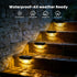 20 Packs, Solar Deck Lights Outdoor Solar Powered LED Step Lights Waterproof Outdoor for Deck, Step, Fence, Wall