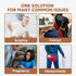 HUGSNUG Tailbone Donut Pillow Seat Cushion with Washable Cover Pain Relief Cushion for Postpartum Anti-Slip Sciatica