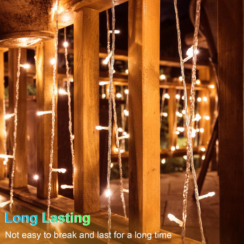 4 Pack LED String Lights, 13.2Ft 40 LED Battery Operated Fairy Lights for Garden Wedding Party Decor (Warm White)