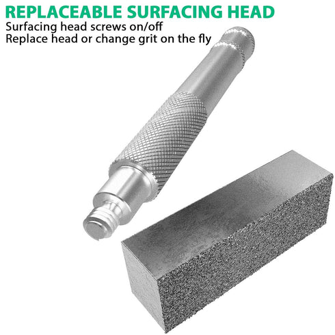 ATLIN Grinding Wheel Dressing Tool - 36 Grit & 120 Grit Diamond Dresser for True Up and Restore Grinding Wheels