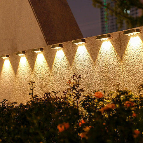 3pcs Solar Wall Lights Outdoor Waterproof Solar Outdoor Lights Dusk to Dawn