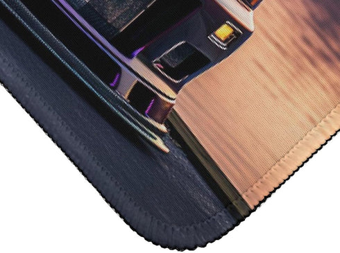 Large JDM Car R34 Mouse Pad, Purple Sea Design, 30x60cm Gaming Desk Mat, Computer Accessories for Office Decor