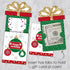 Set 8 Big Dot of Happiness Ornaments - Holiday and Christmas Party Money and Gift Card Sleeves - Nifty Gifty Card