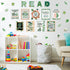 Hedeey 45 PCS Reading Bulletin Board Set - Eucalyptus Classroom Decorations with Motivational Positive Sayings Posters