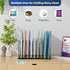 Simple Trending 9 Section Metal File Sorter Organizer for Desk, Home Office, Black