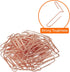 Rose Gold Paper Clips, 200 Count Large Size, 2 Inch Jumbo for School and Office Supplies
