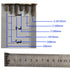 newlng 1200pcs Small Screws, Phillips Flat Head Cross Self Tapping Tiny Screws Set for DIY Micro Woodworking