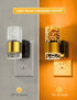 2 Pack Night Lights Plug into wall, Color Changing Night Light with Rotatable Plug, Dusk to Dawn Light Sensor