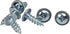 100 Pack Rok Hardware #8 x 1/2" Standard Thread Truss Head Screws for Wood Work MDF Zinc