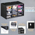 Rtteri 9 Pieces Mini Drawer Organizer, Plastic Desktop Storage Box with 9 Clear Drawers for Office