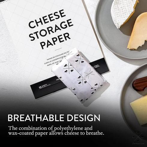15 Count 5 15 Formaticum Piece Cheese Paper with Adhesive Labels