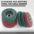 8 Pcs 4" Nylon Fiber Flap Disc Polishing Grinding Wheel Set, Abrasive Sanding Wheels for Angle Grinder