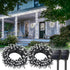 SFNDOU 2 Pack Solar String Lights for Outside,Each 33Ft 100 LED Solar String