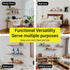 4 Pack 6" 4/6/8/10/12 inch Designtzj6-4 SKYSEN Floating Shelf Bracket, Shelves Brackets, Wood Shelving Brackets