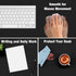 Hsurbtra Desk Pad - 30" x 14" PU Leather Mat, XL Extended Mouse Pad, Waterproof Non-Slip for Office Home, Black