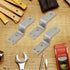 HARSKIYER 12pcs 0.8" Z Shaped Corner Bracket, Silver Height Metal Z Shape Picture Frame Braces Bracket Furniture