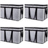 Bodaon 4-Pack Insulated Food Delivery Bag, XXX-Large Meal Grocery Tote Insulation Bag