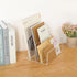 MaxGear Acrylic File Organizer for Desk, 4 Section Clear File Holder, Vertical Mail Desk Organizer for Documents