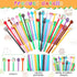 Yexiya 200 Pieces Cute Cartoon Gel Ink Pens - 0.5 mm Novelty Black Gel Ink Pens, Assorted Styles