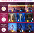 3.3FT Remote/4Mode, Dimmable 16Colors Closet Motion Sensor LED Strip Lights with RGB & Warm White Motion Activated LED