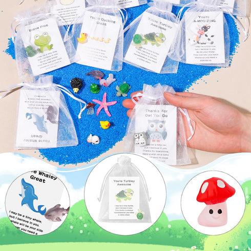 QAUYETM 100 Set Set Employee Appreciation Gifts Bulk for Coworkers Staff - Teacher Appreciation Bulk Resin Gifts