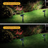 IP65 2 Pack) Linkind Solar Lights Outdoor StarRayS, Bright Solar Spot Lights Outdoor, Waterproof Spotlights for Garden