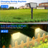 DEALGADGETS IP65 44 3 4 Pack Solar Spot Lights Outdoor, Waterproof LED Landscape Spotlights, Solar Powered Spotlight